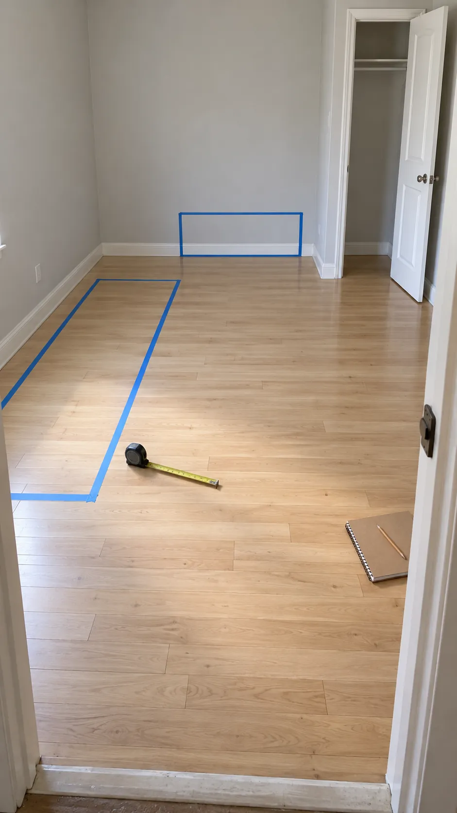 Planning furniture footprints in a small nursery