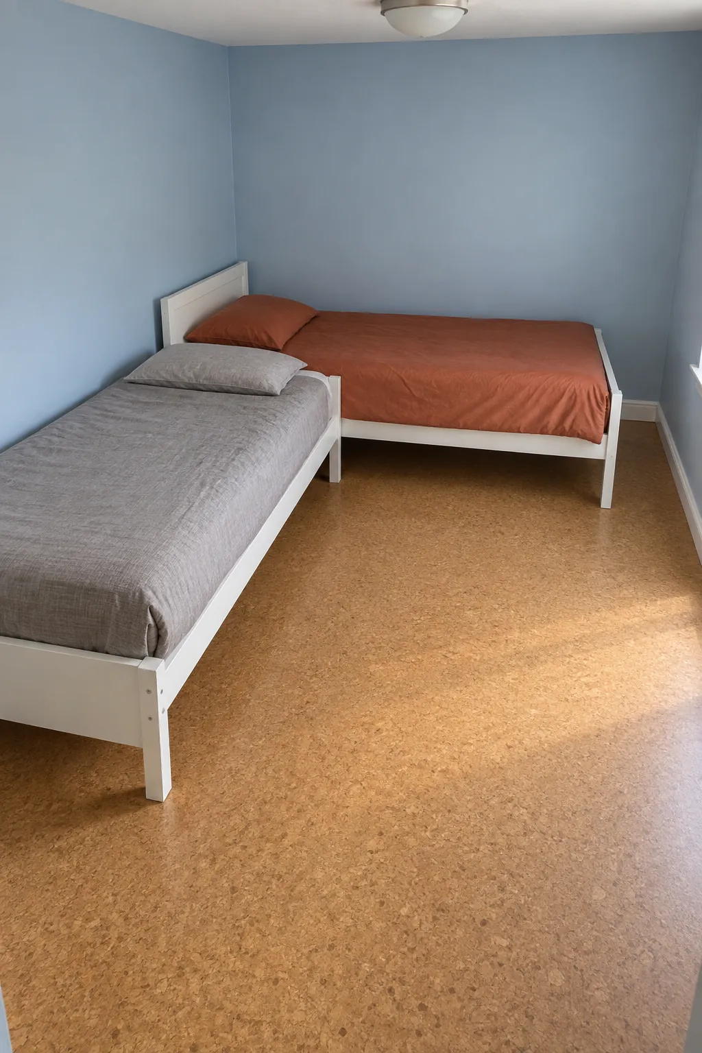Corner l shaped twins