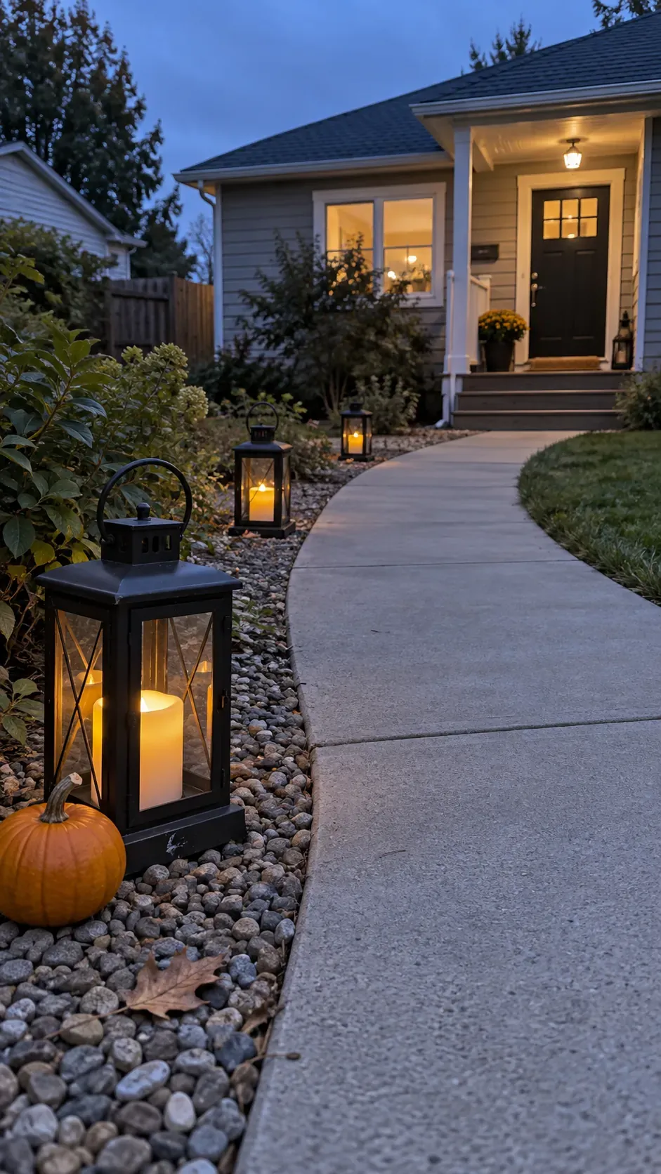 Light the Walkway with Reusable Lanterns