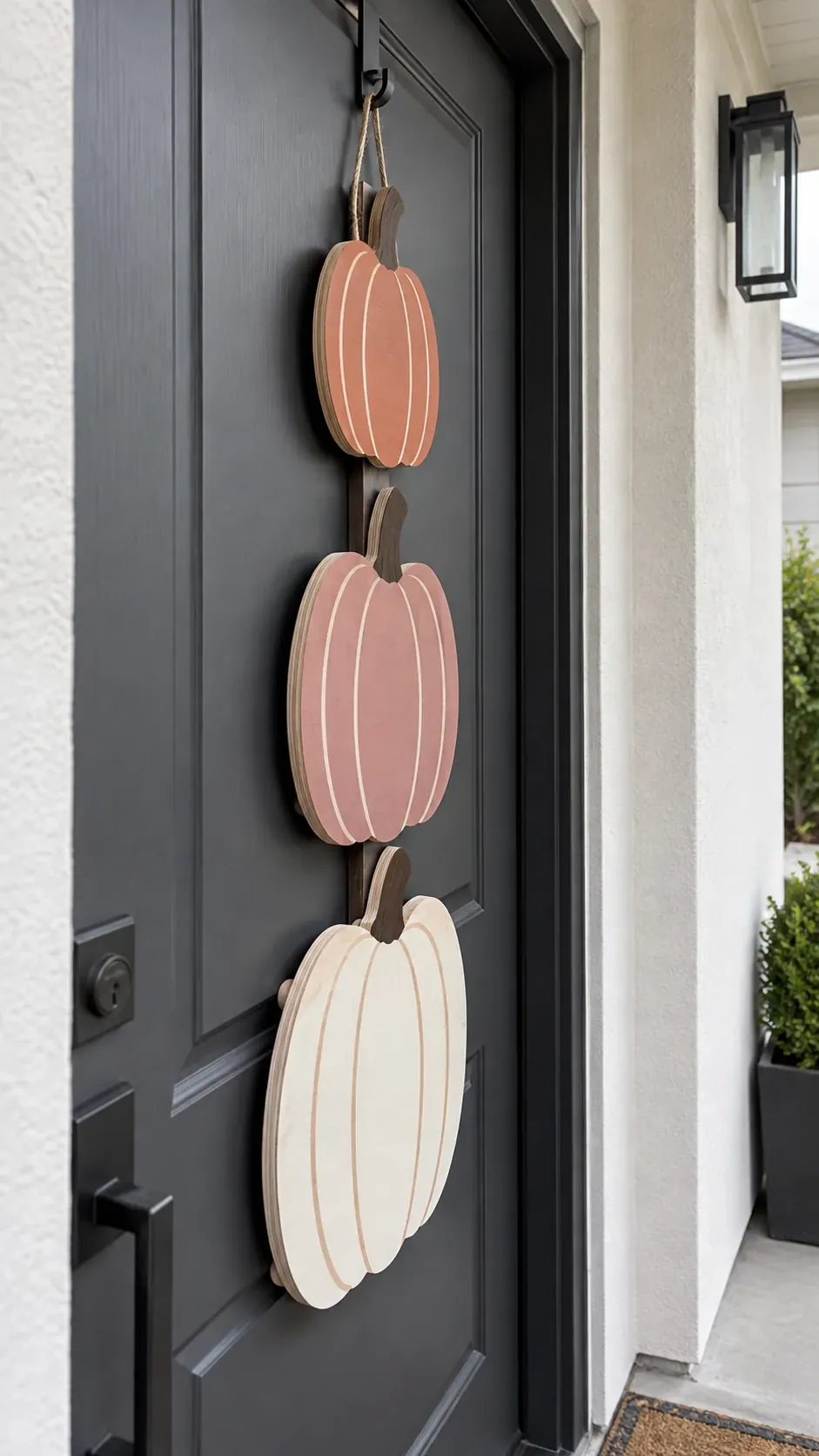 Stack Three Flat Pumpkin Cutouts