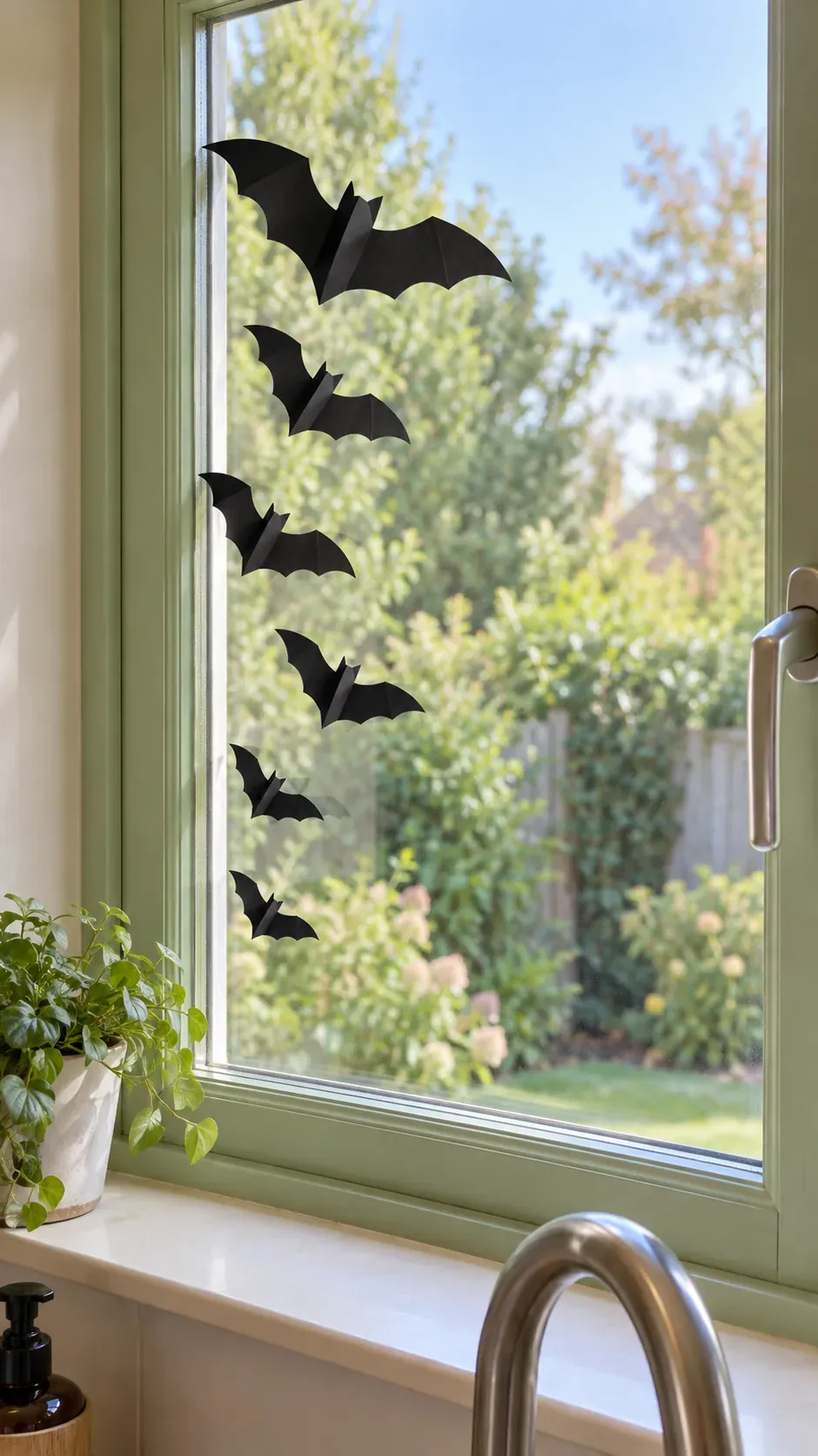 Send Paper Bats Across a Window