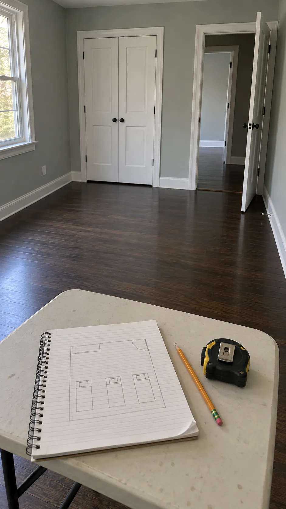 Three bed room measurements