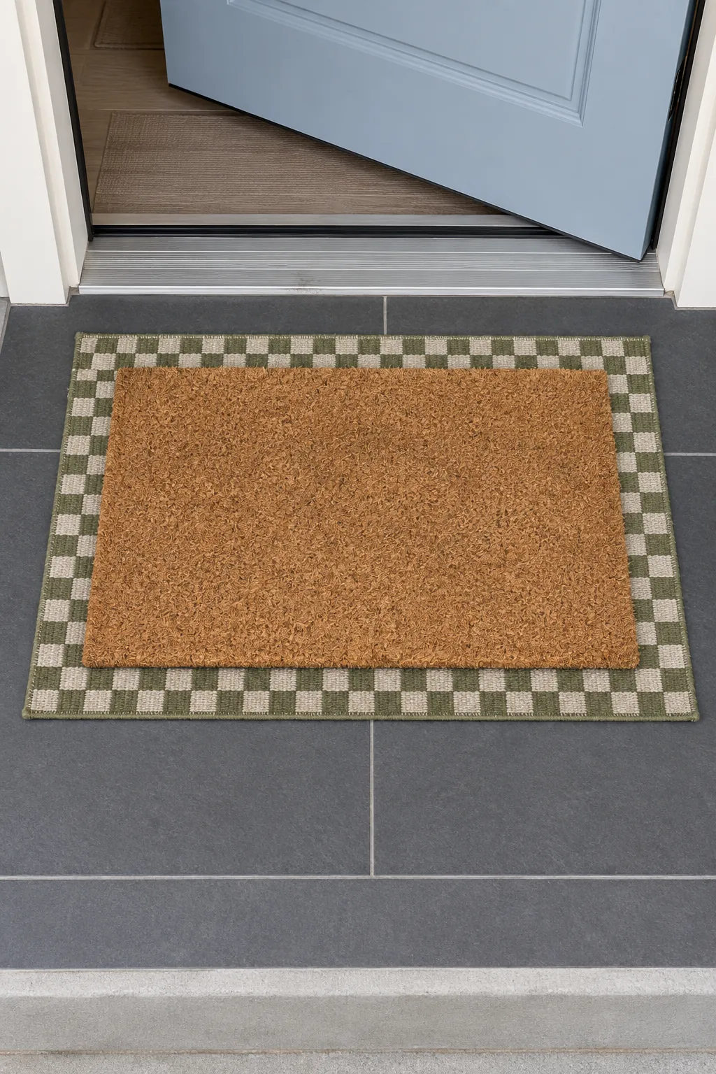 Put a Washable Mat Beneath a Coir Mat