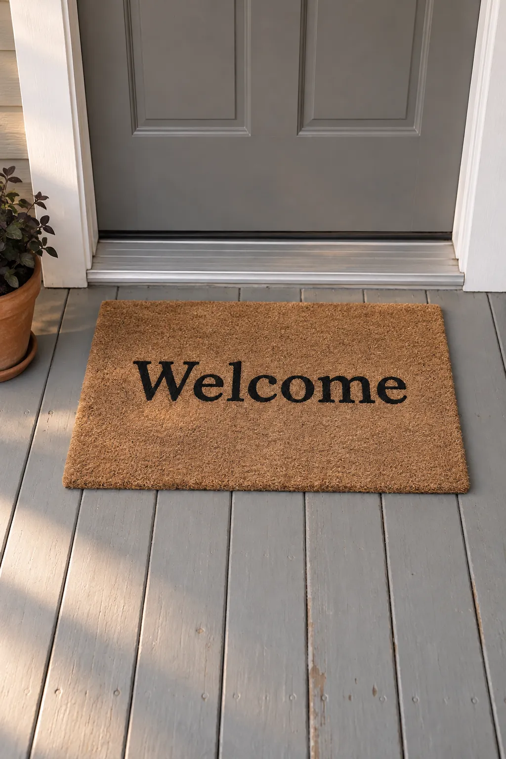 Switch to One Clear Welcome Mat