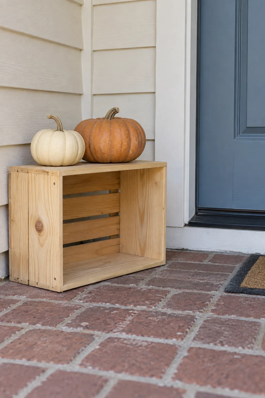 Use a Low Crate as a Display Base