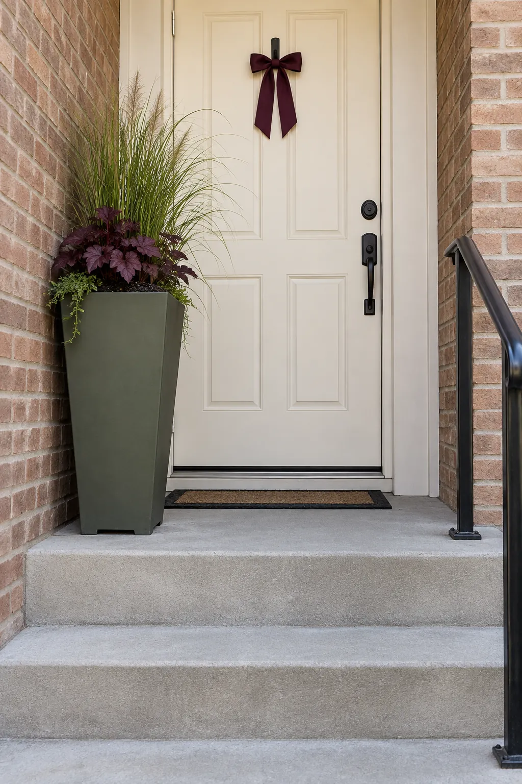 Give a Narrow Entry One Tall Planter