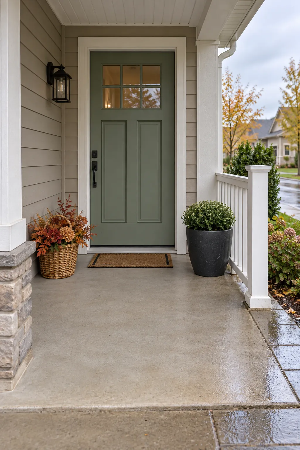 Style the Sheltered Side of the Door