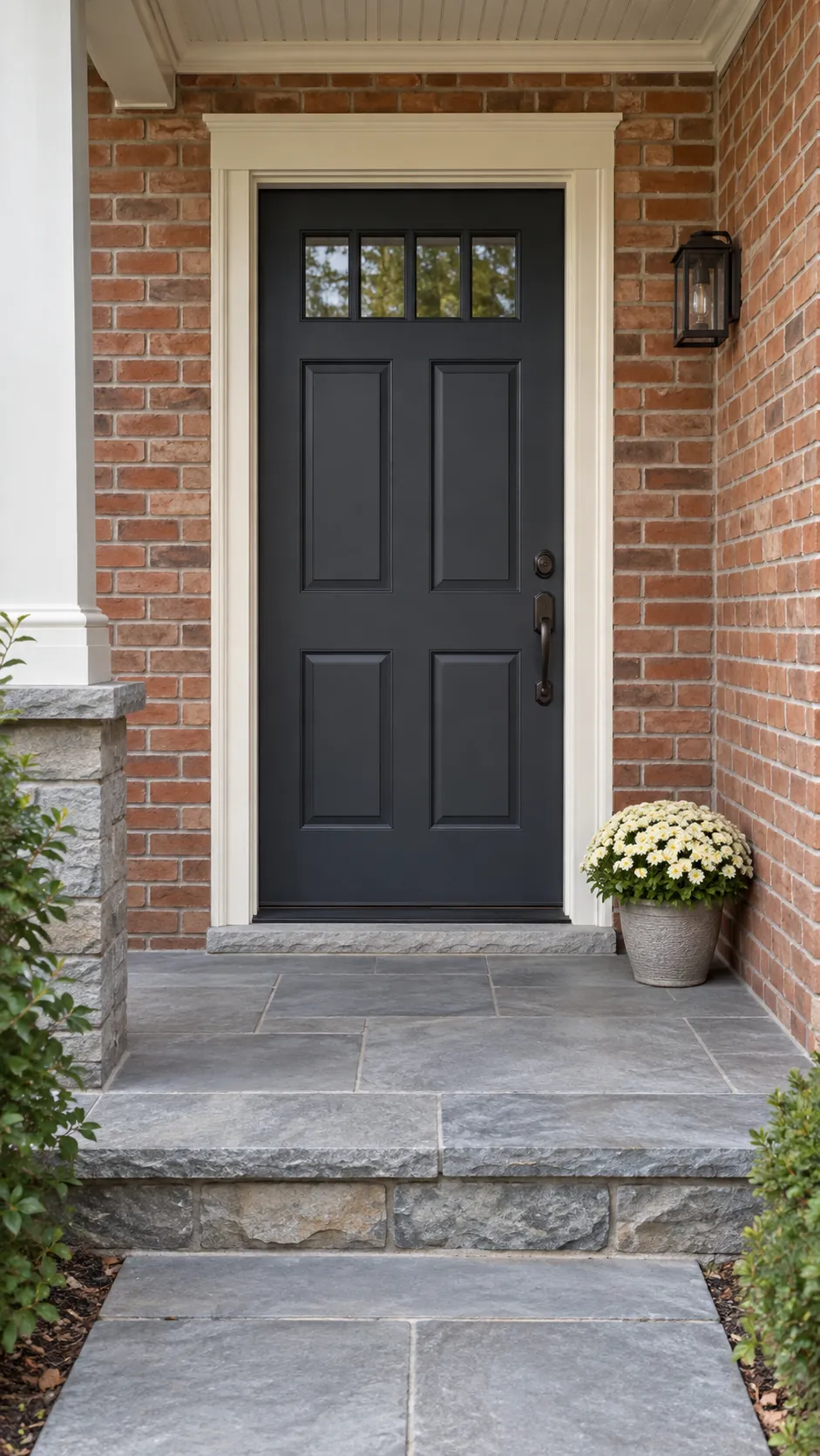 Read the Colors That Are Already There for a coordinated fall porch