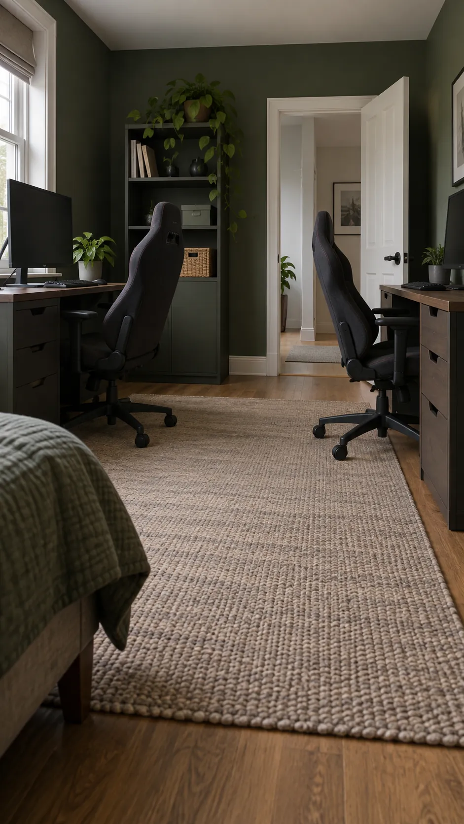 Measure both chair zones before shopping for a practical double gaming setup
