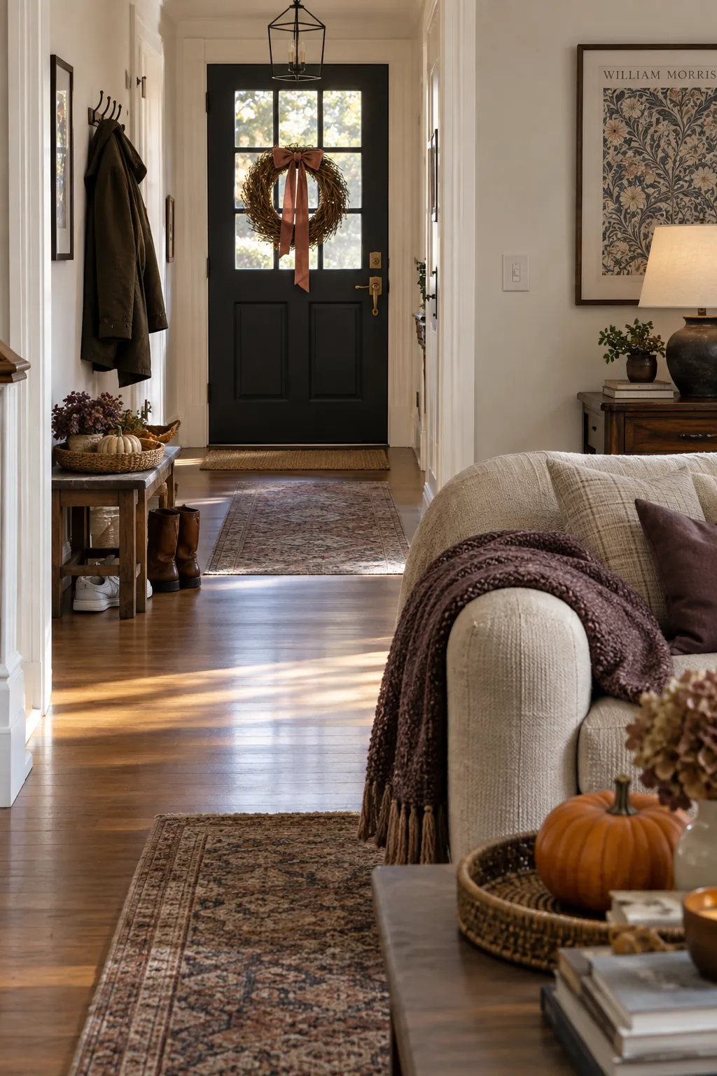 Cohesive Halloween decor showing material shape