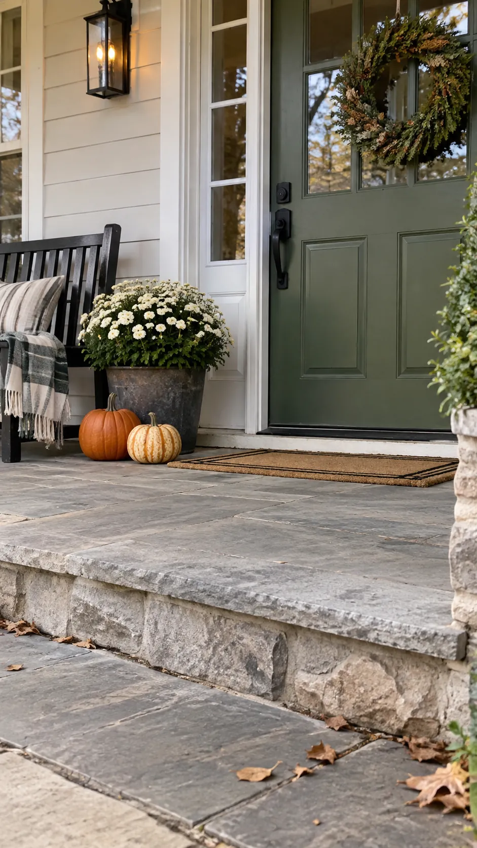 Limit Pumpkins to One Grounded Cluster in a practical Thanksgiving entryway
