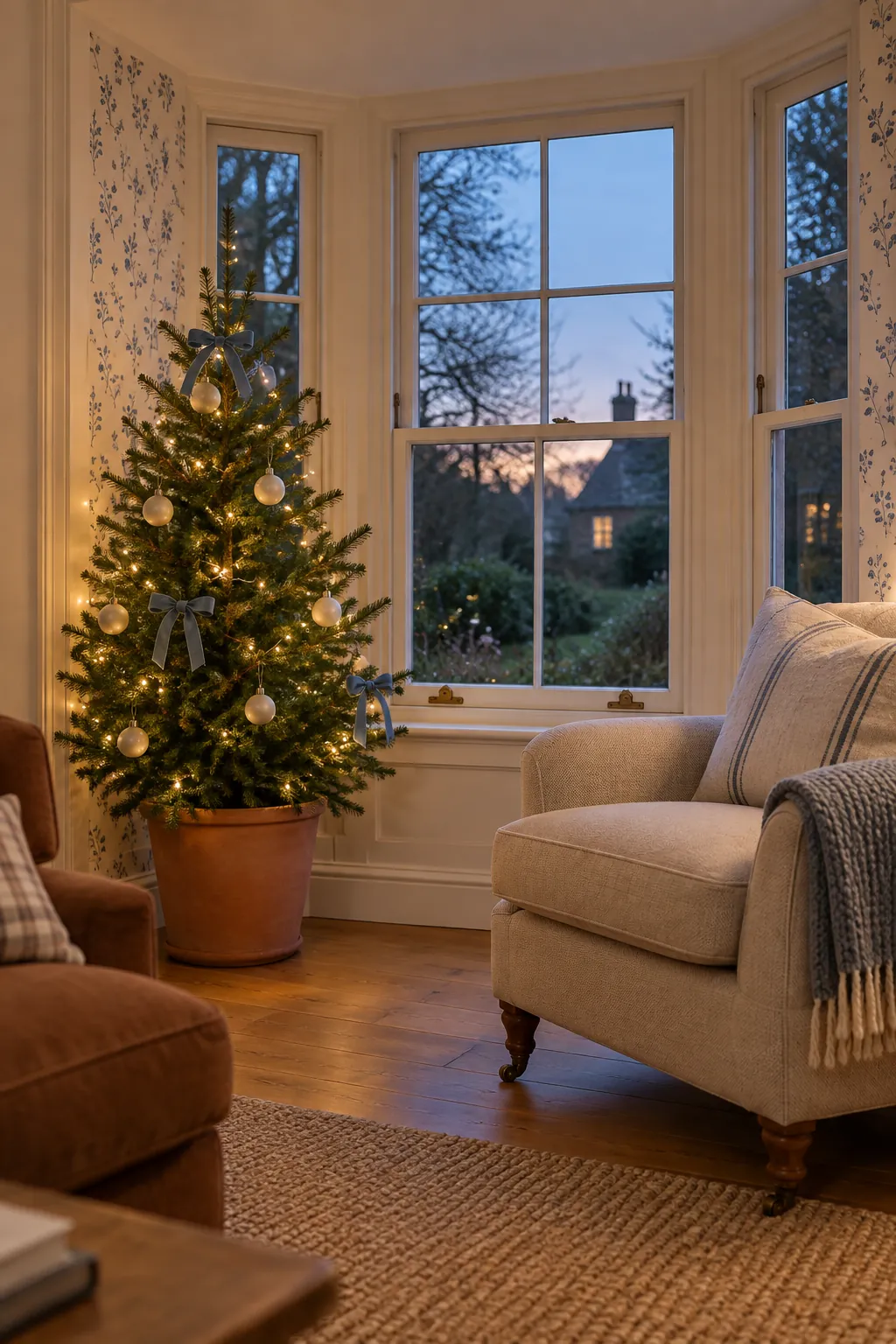 Christmas tree layout: use one side pocket of a bay instead