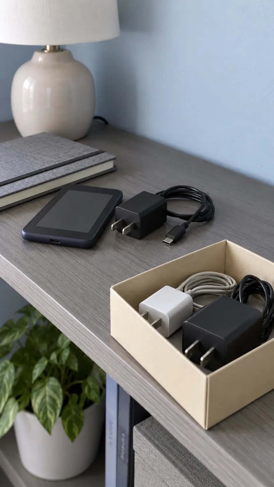 Obsolete chargers with no compatible device during a small apartment reset
