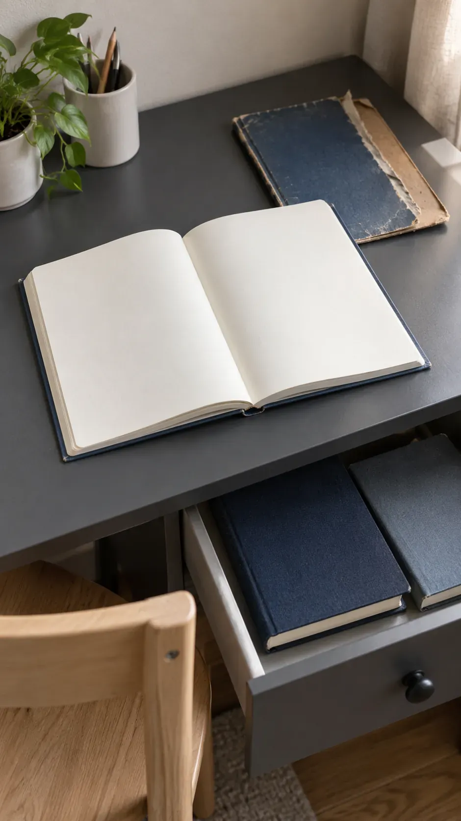 Notebooks that offer no usable pages during a small apartment reset