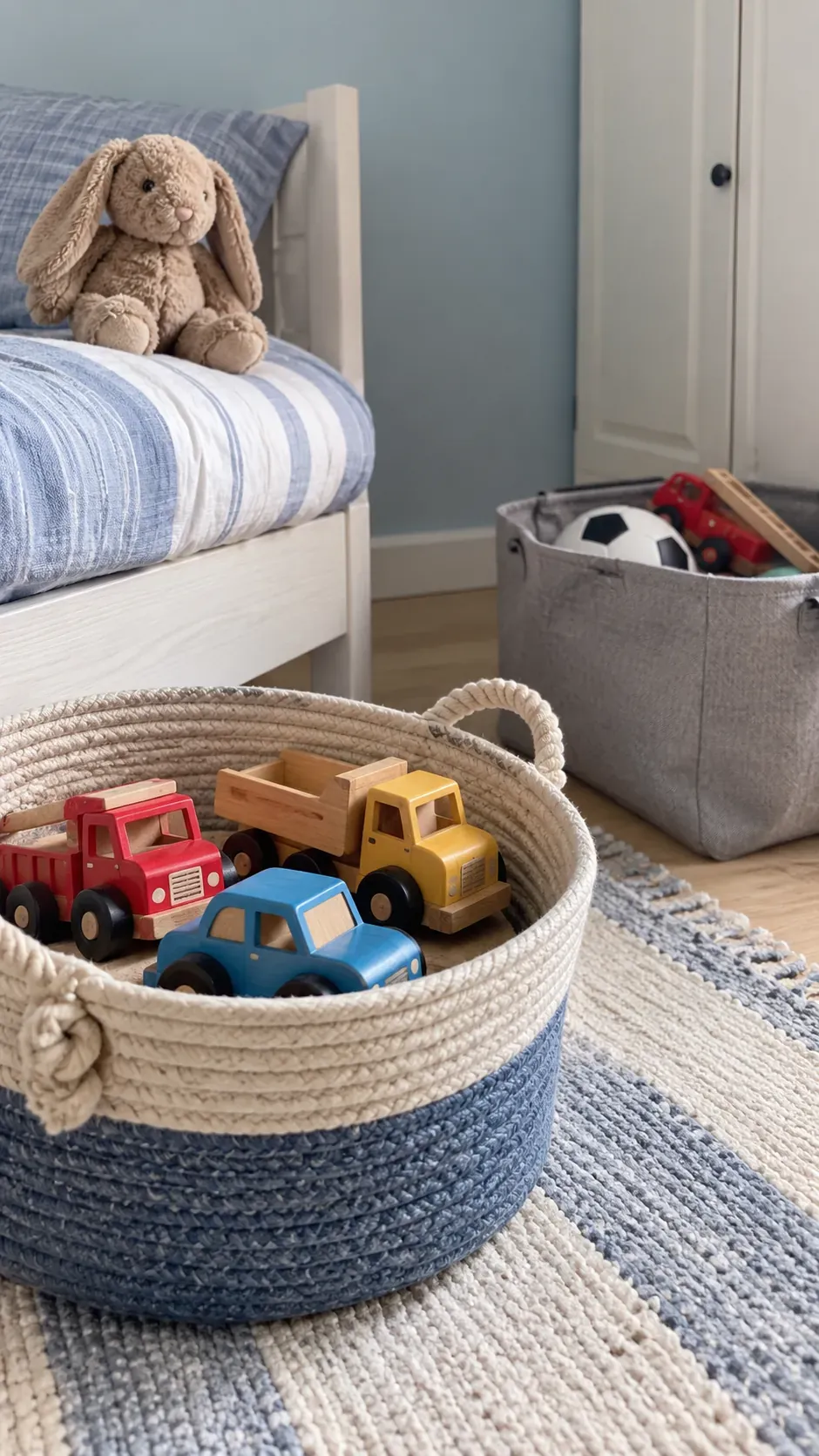 Toys children have agreed to pass on during a small apartment reset