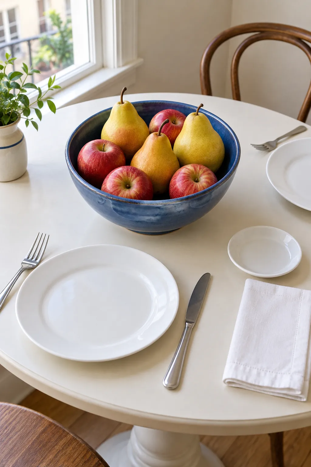 Washed Fruit in a Serving Bowl for an elegant Thanksgiving tablescape