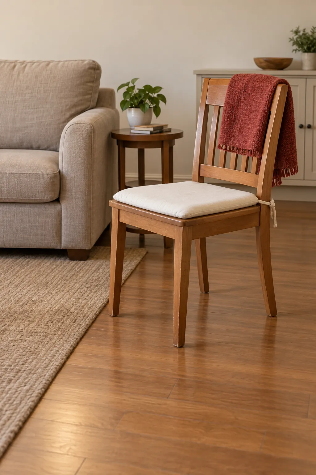 A Stable Extra Chair for Conversation Thanksgiving living room idea