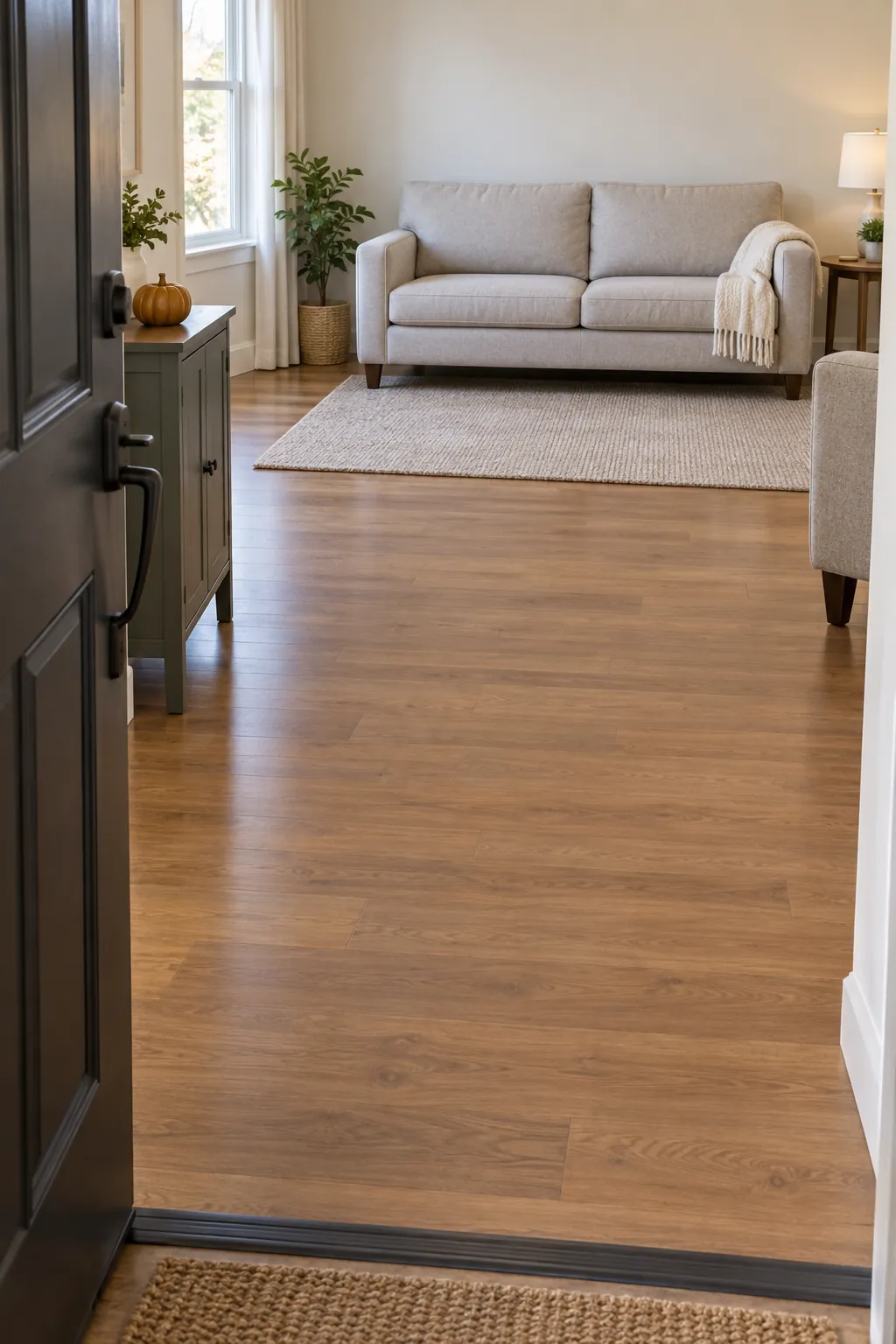 A Clear Route from the Door to the Sofa Thanksgiving living room idea