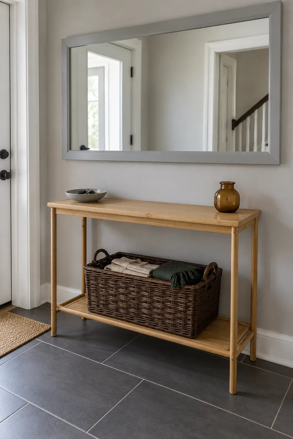 Add useful weight on an open lower shelf