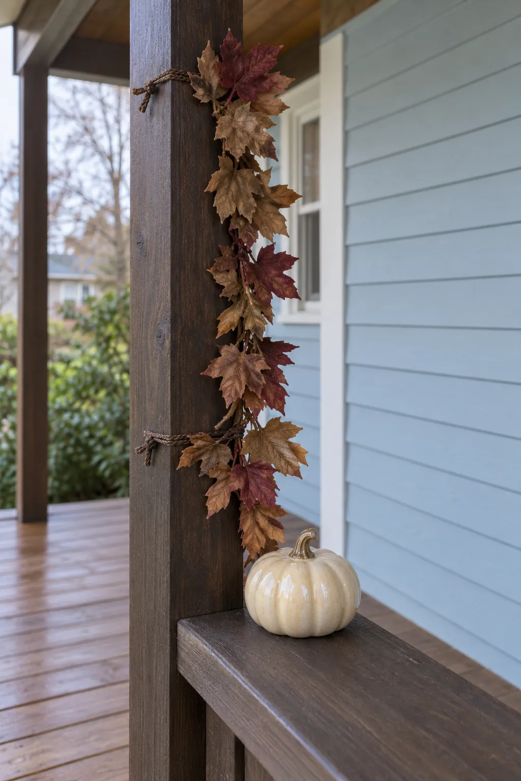 Reduce Loose Layers Before Adding More Ties on a fall porch
