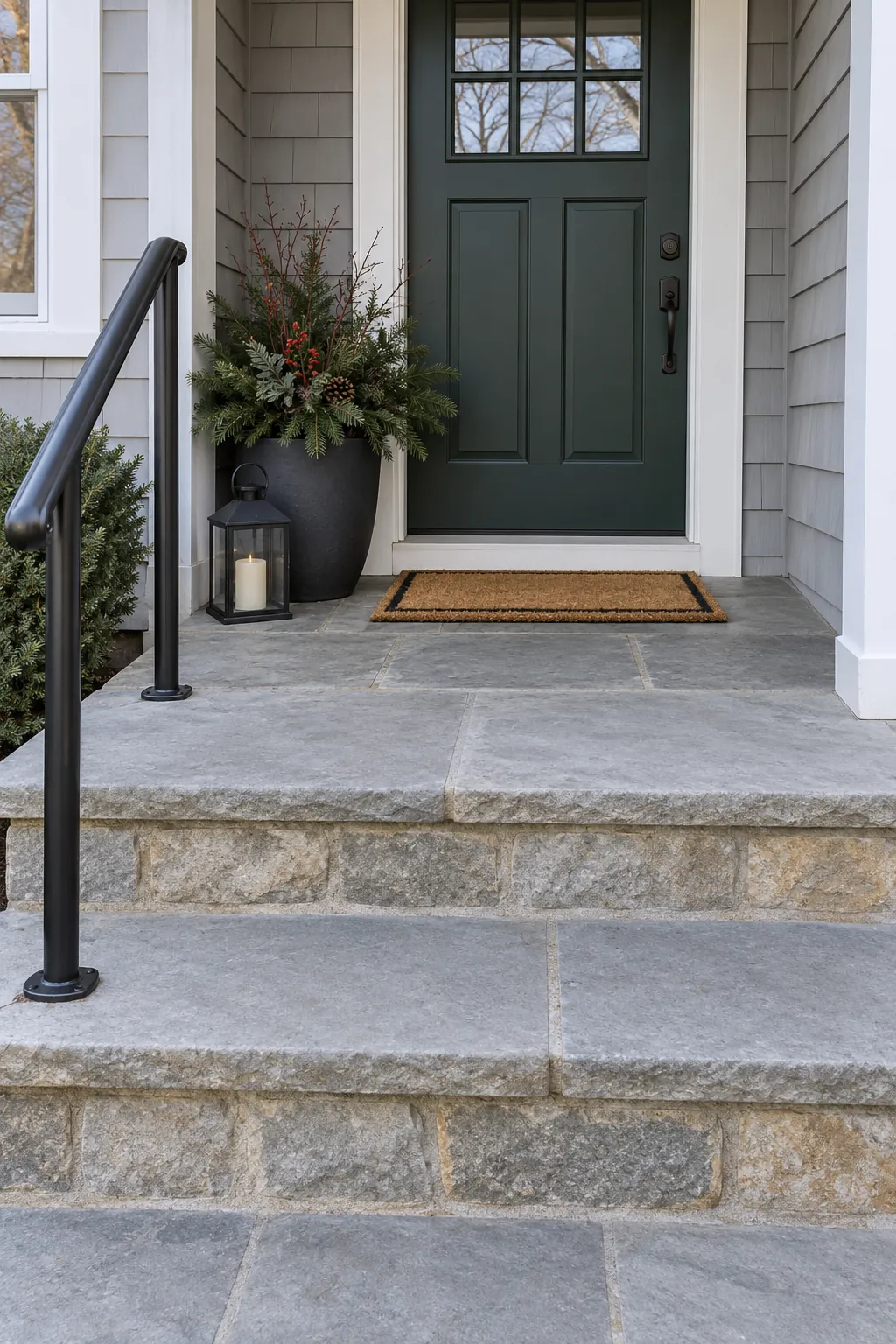 Finish With a Clear Route and a Maintenance Routine during a fall to winter porch transition