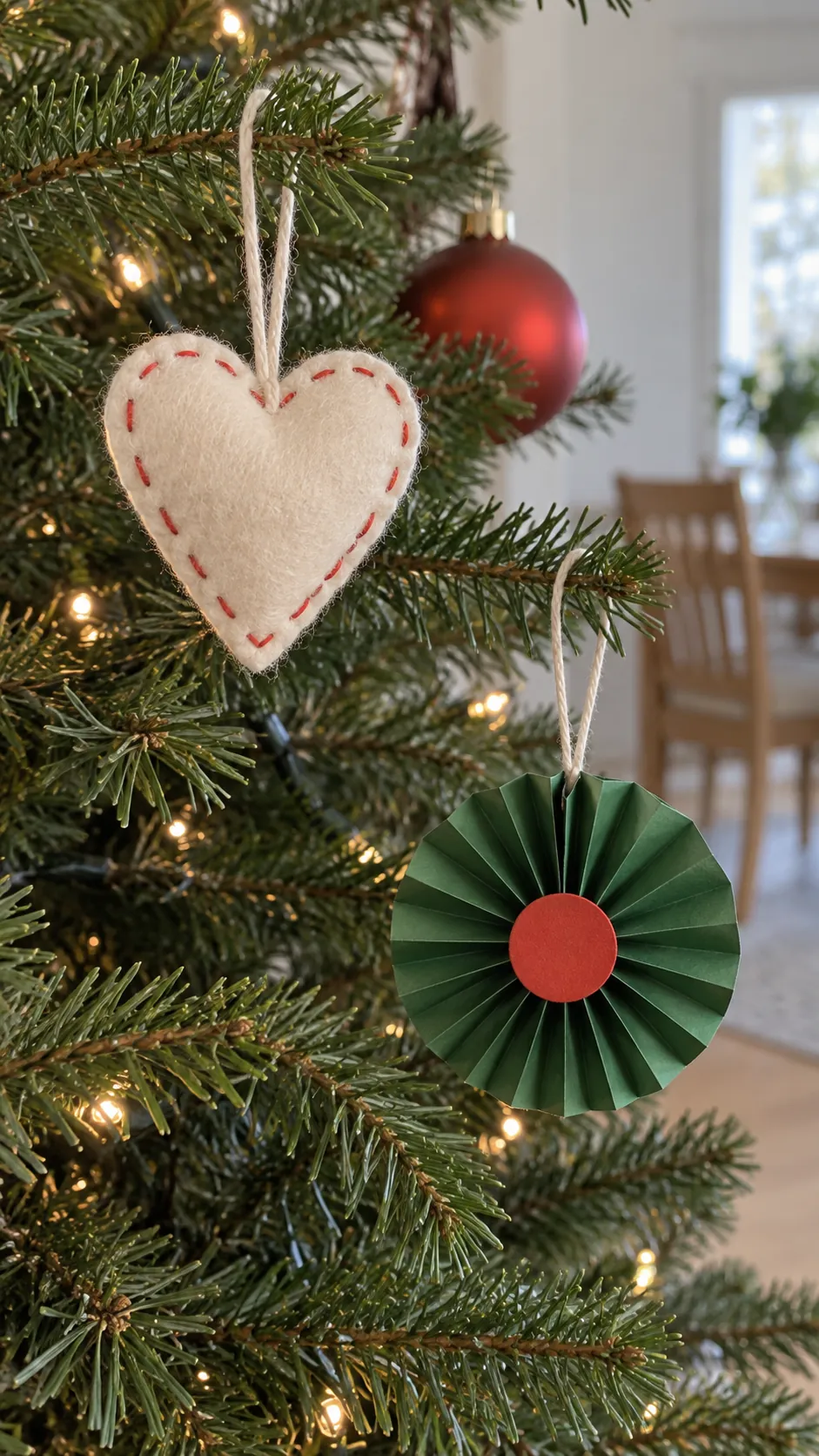 Make space for handmade decorations