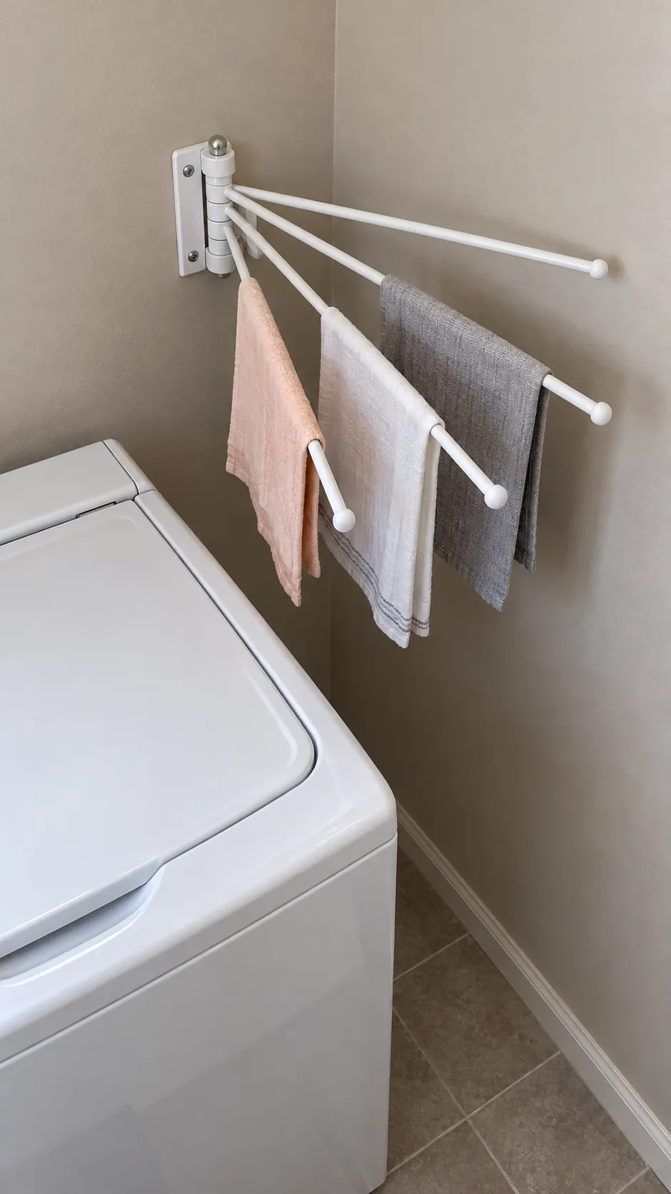 corner mounted fan rack