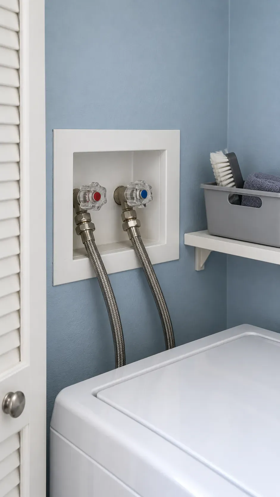 Keep a visible route to shutoff valves