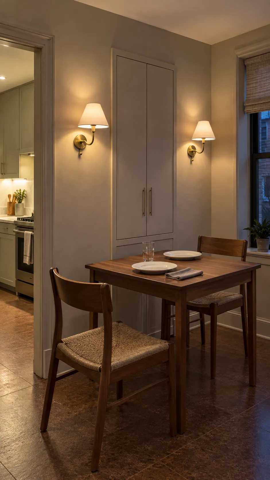 Light the Dining Wall Without Glare