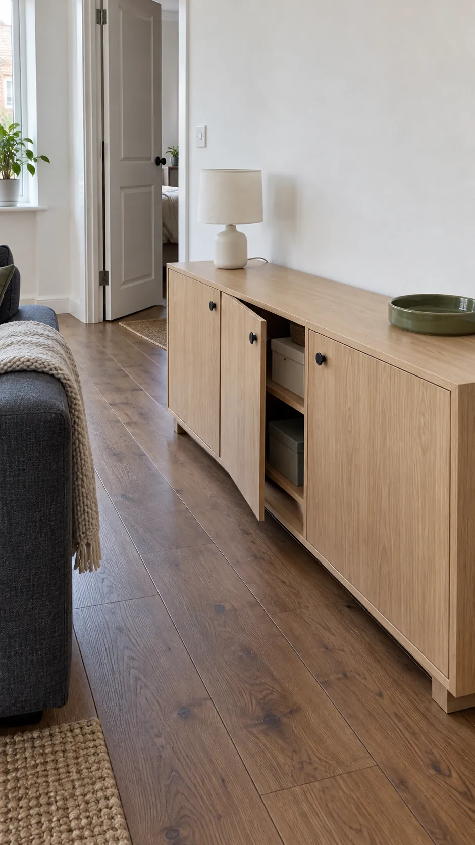 Use Low Storage to Keep a Small Room Open