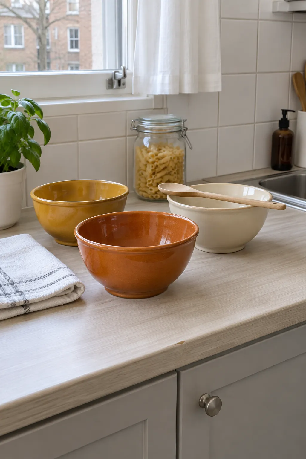 Use Warm Color in Useful Kitchen Objects