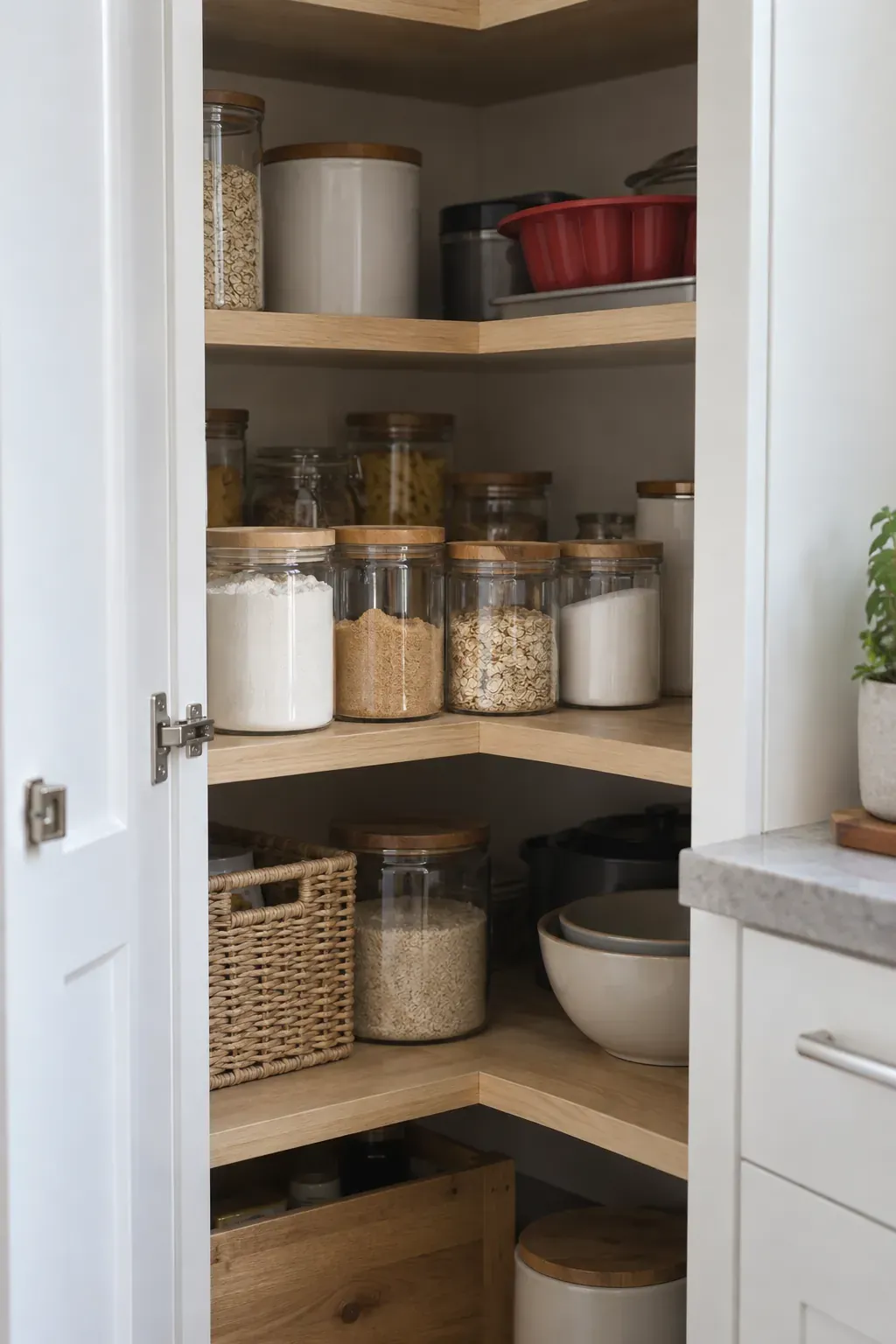 Daily ingredients need the most reachable pantry zone