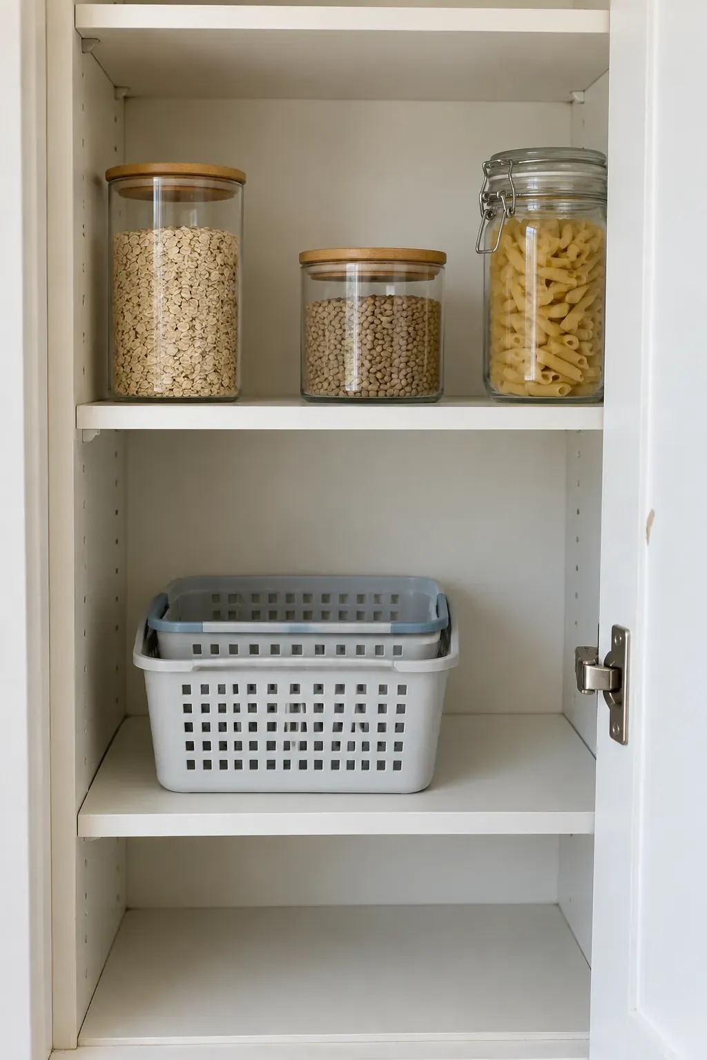 Empty organizers should leave prime food space