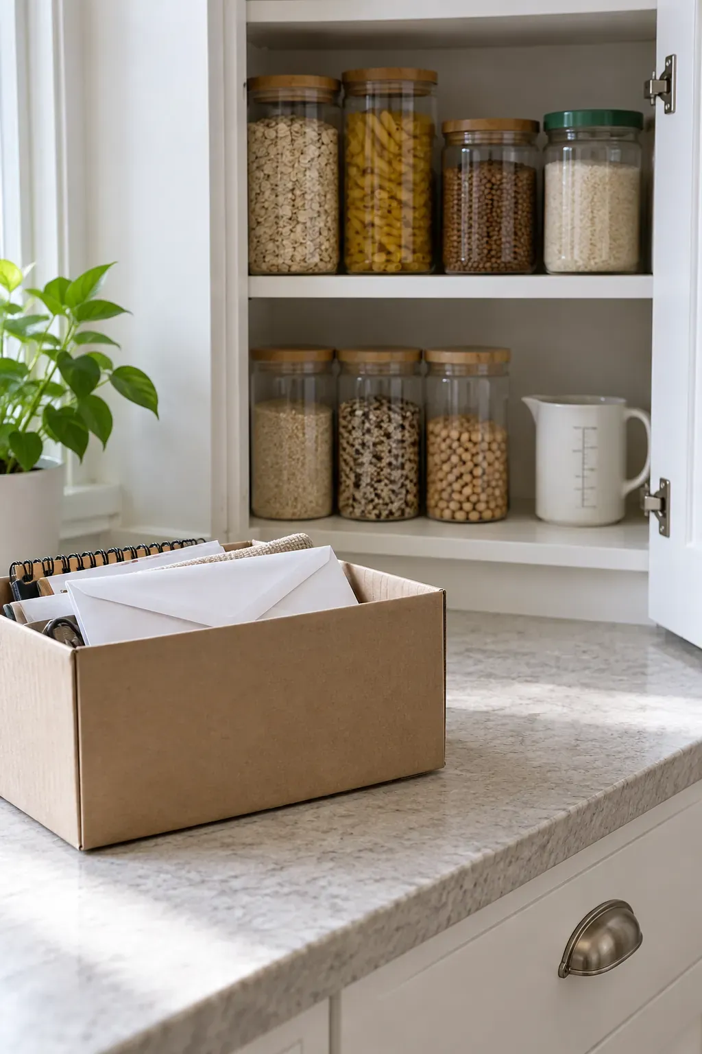Keep unrelated household clutter away from pantry food