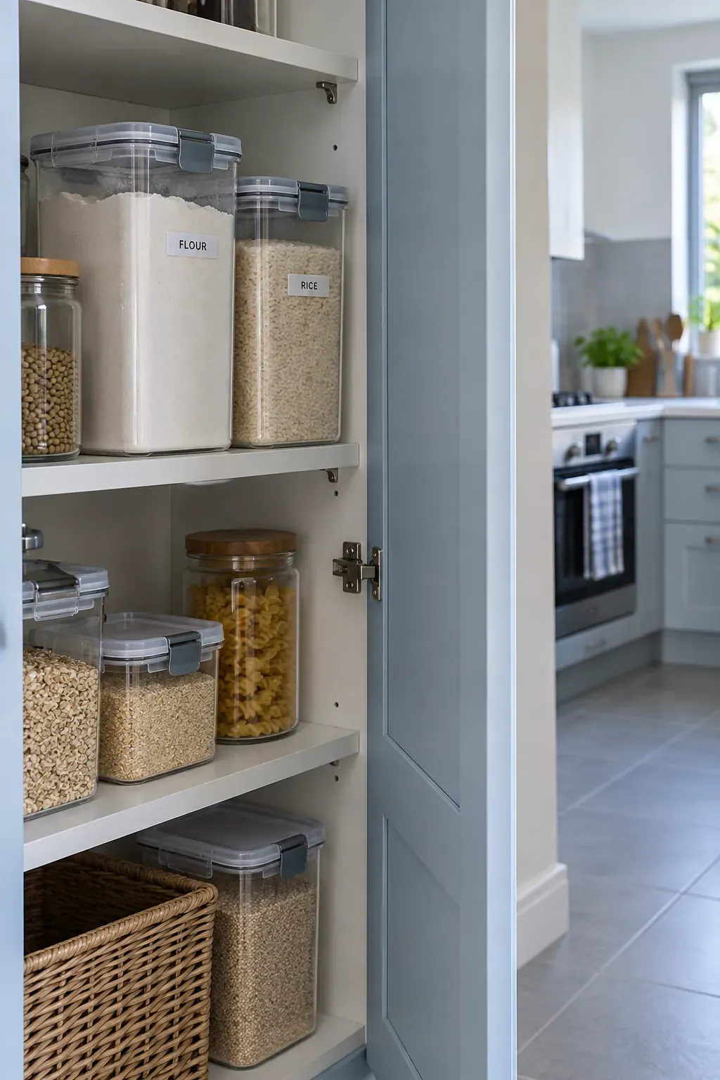 Keep dry goods in appropriate dry cool storage