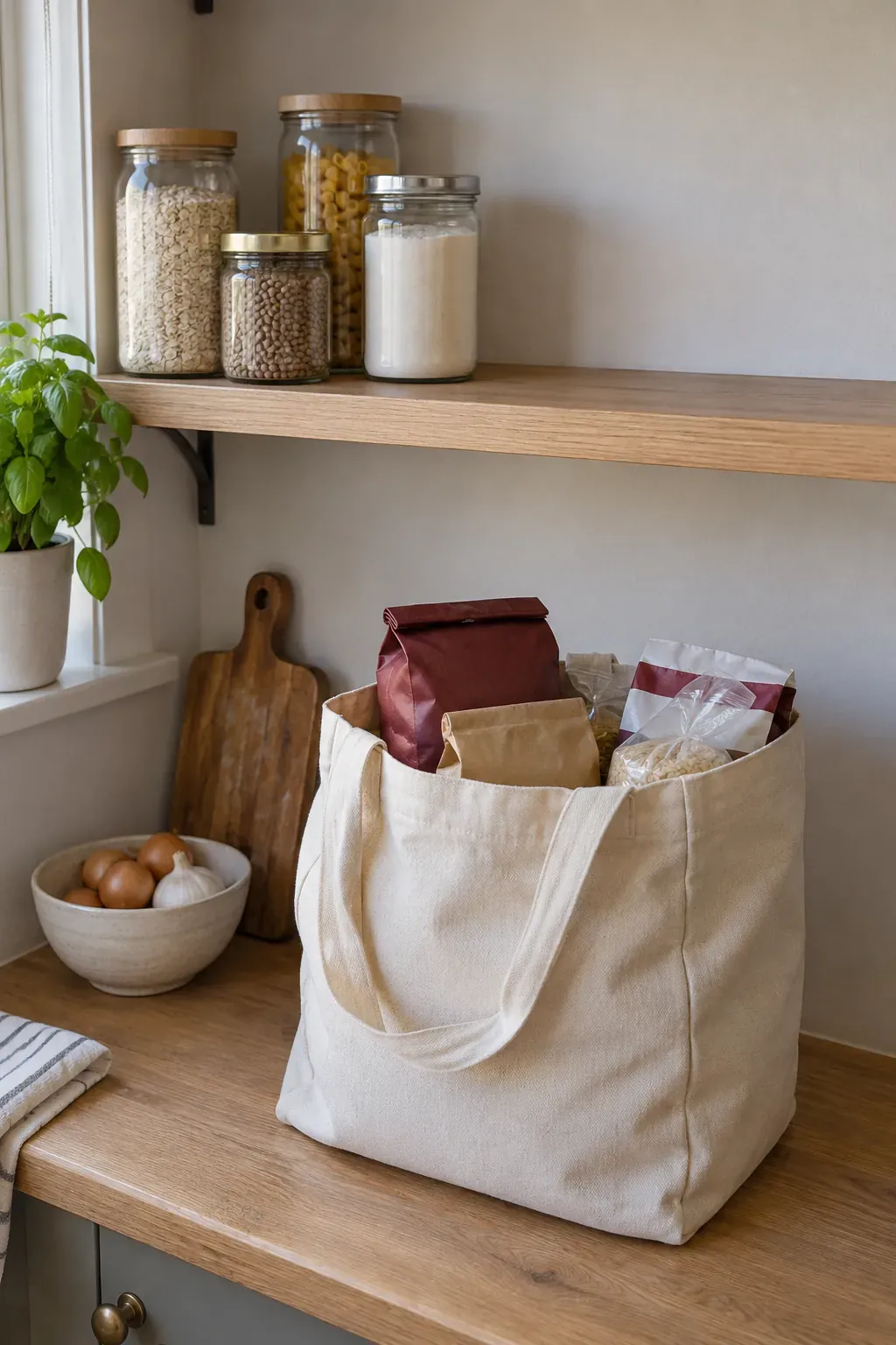 Leave working capacity for the next grocery shop