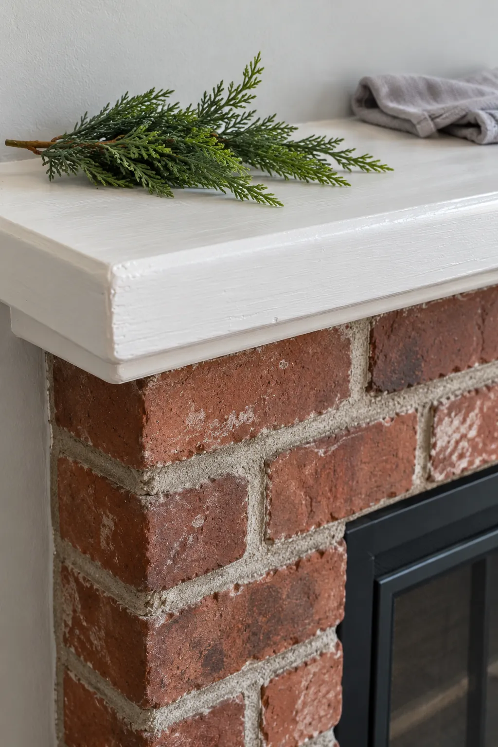 Check the fireplace and mantel first for a secure mantel garland