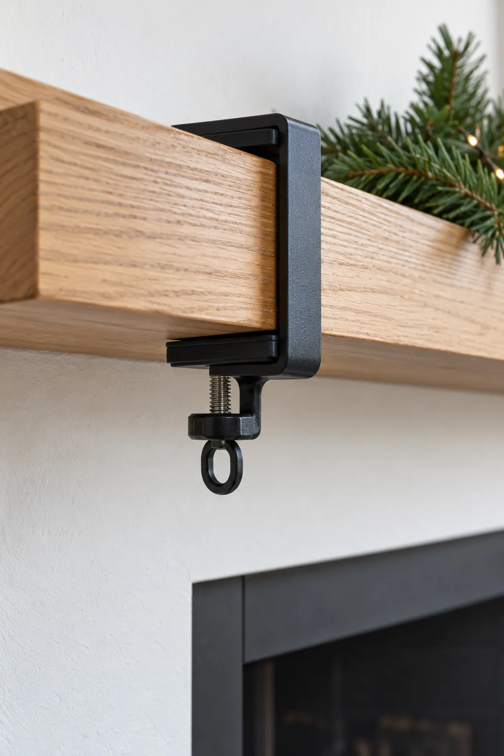 Choose a fixing that suits the surface for a secure mantel garland