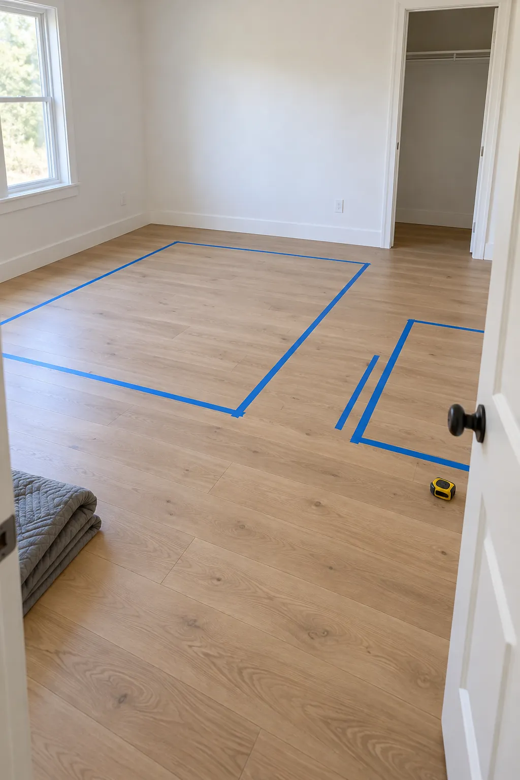 Test the layout with every moving part open in a compact bedroom