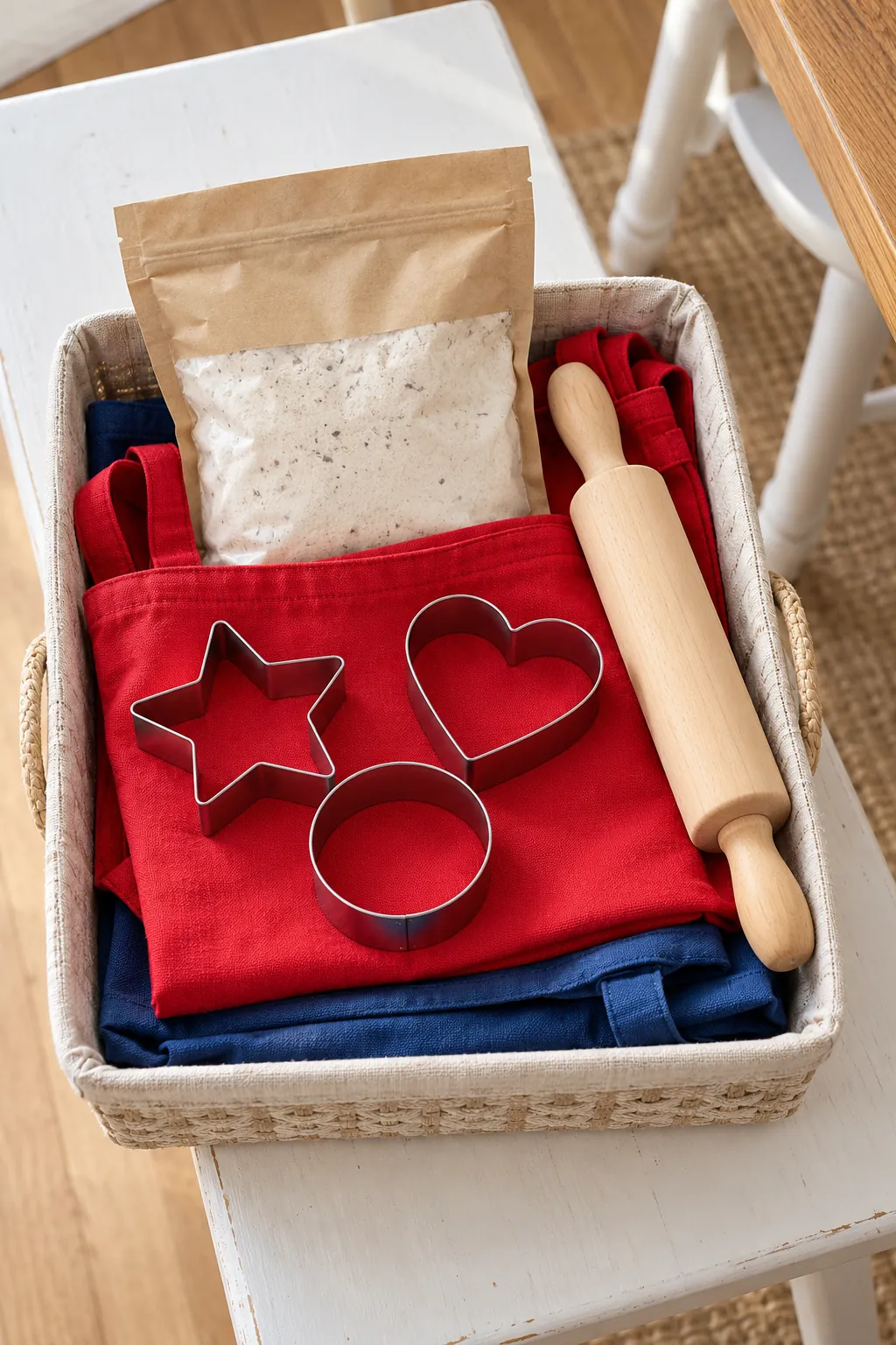 A Family Cookie Baking Basket