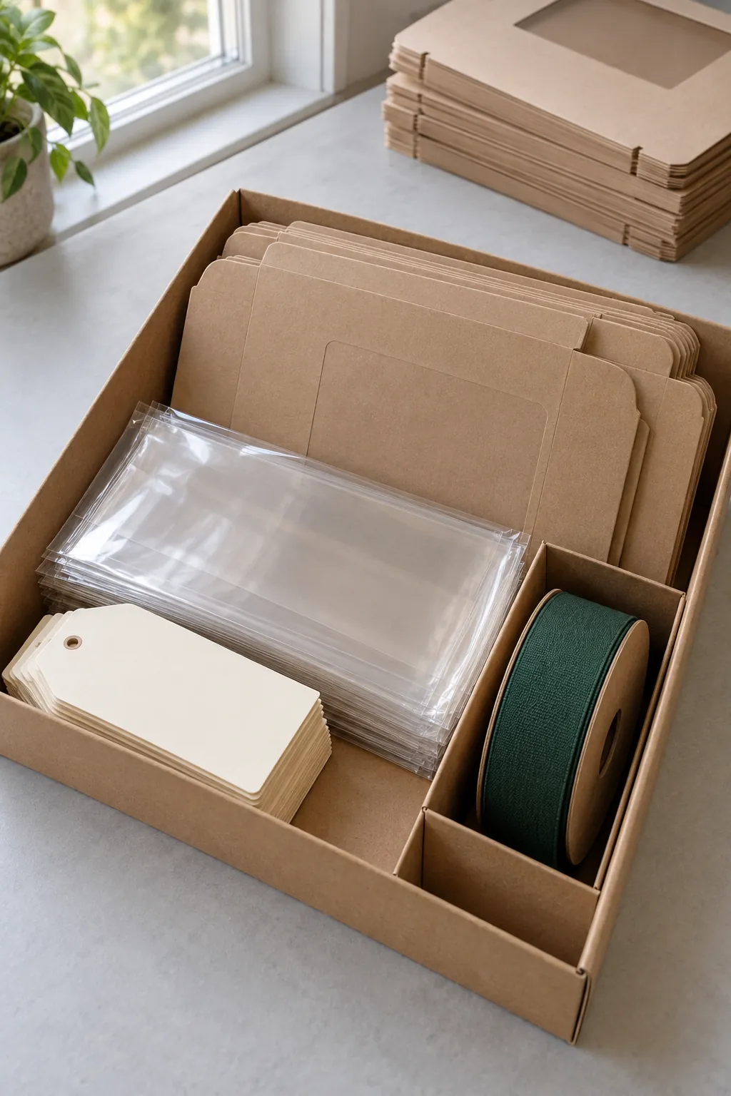 A Cookie Gift Box Packing Basket