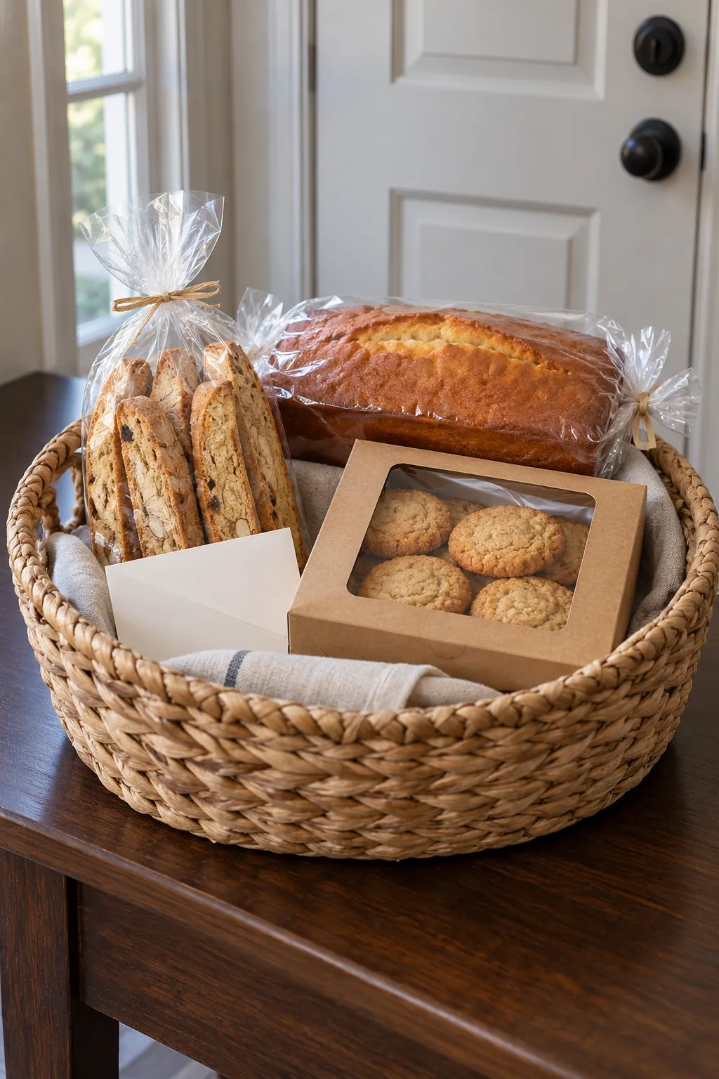 A Basket of Finished Bakes for Someone Who Needs a Break