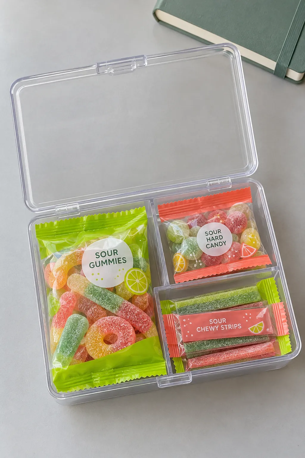 A Sour Candy Tasting Box