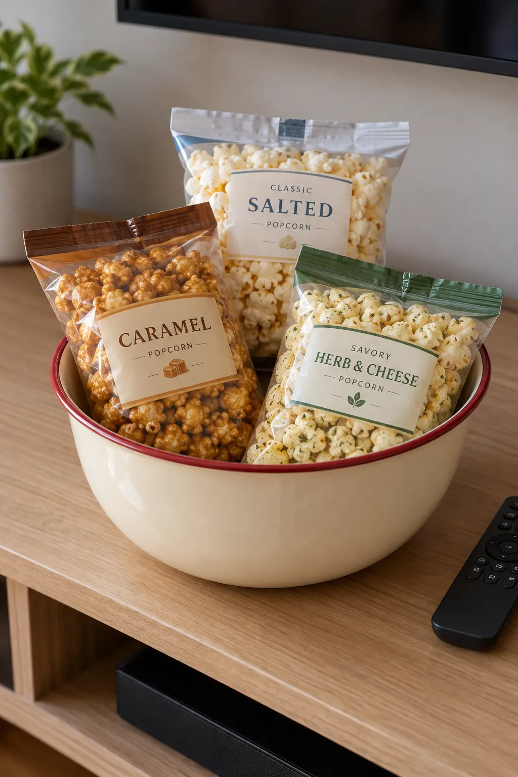A Popcorn Flavor Basket
