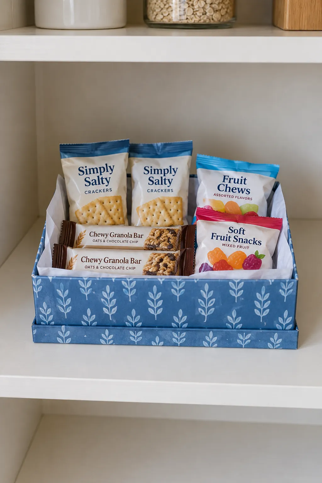 A Snack Basket Selected Around a Nut Restriction