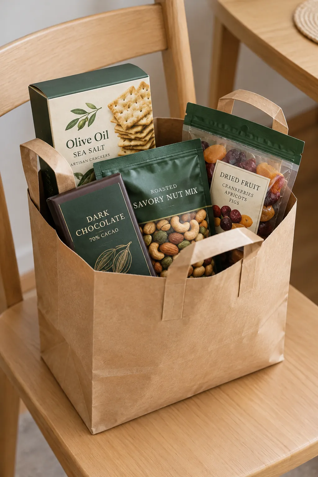 A Plant Based Snack Basket