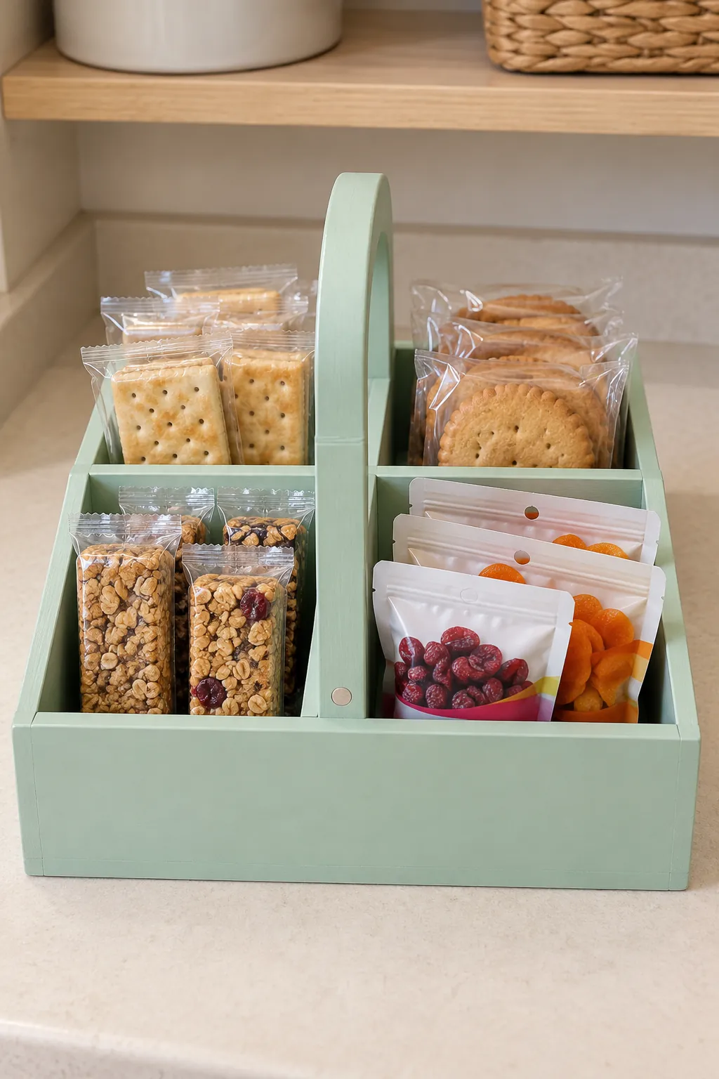 A Refillable Snack Caddy for Shared Spaces