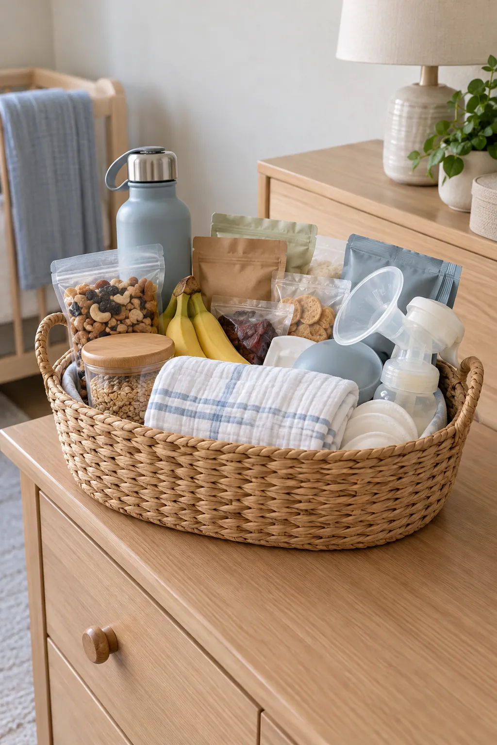 Nursing Preference Basket arranged as a useful gift basket