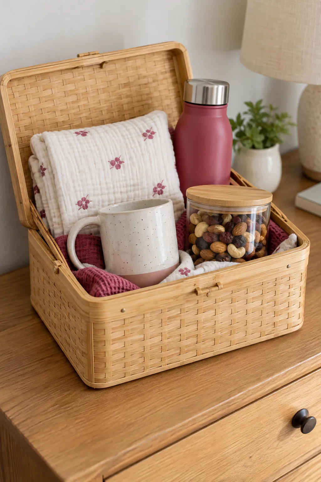 Personal Favorites Basket arranged as a useful gift basket