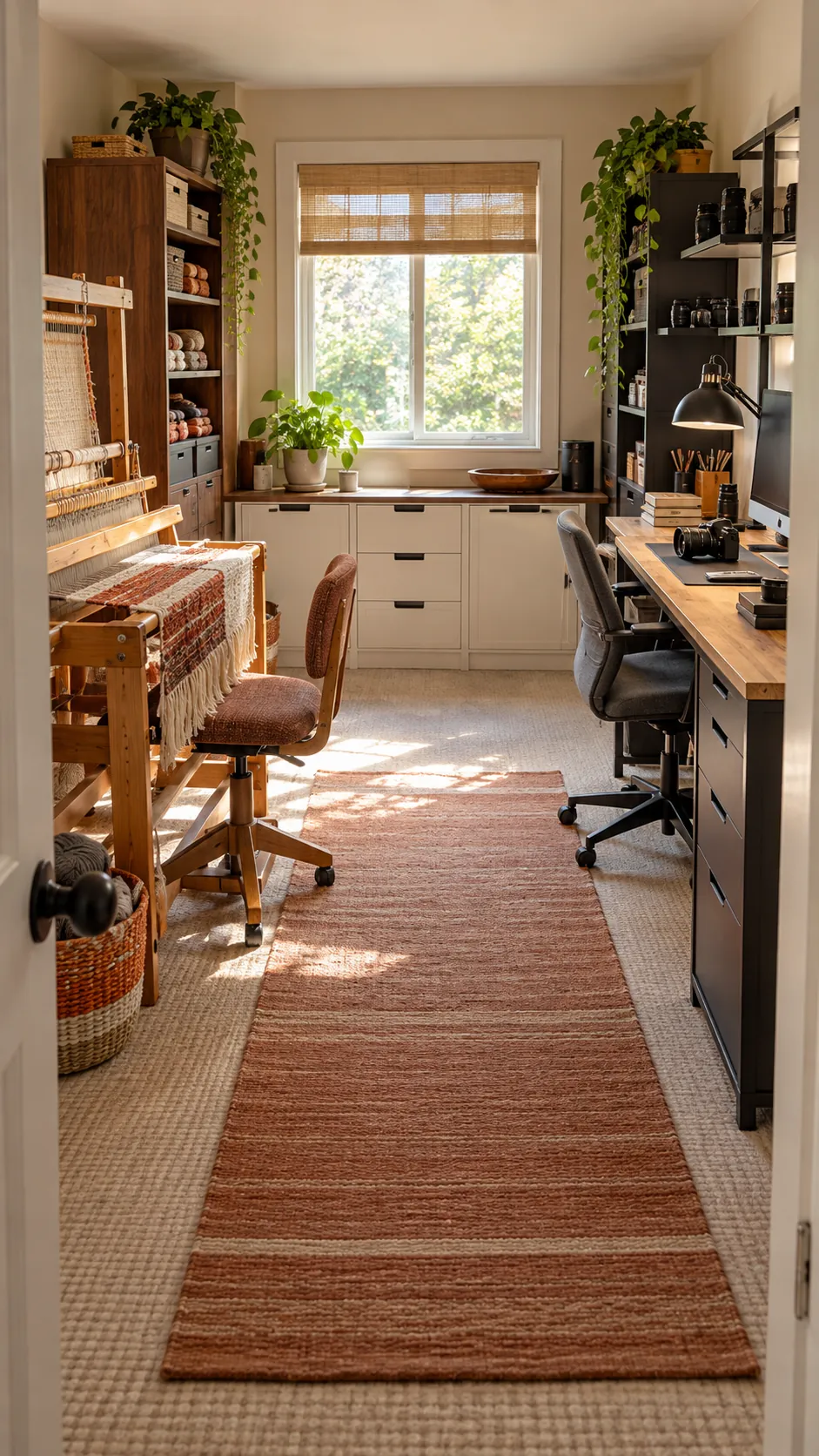 Plan a Clear Route to Every Station in a shared hobby room for two